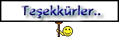 Te$ekk�rler